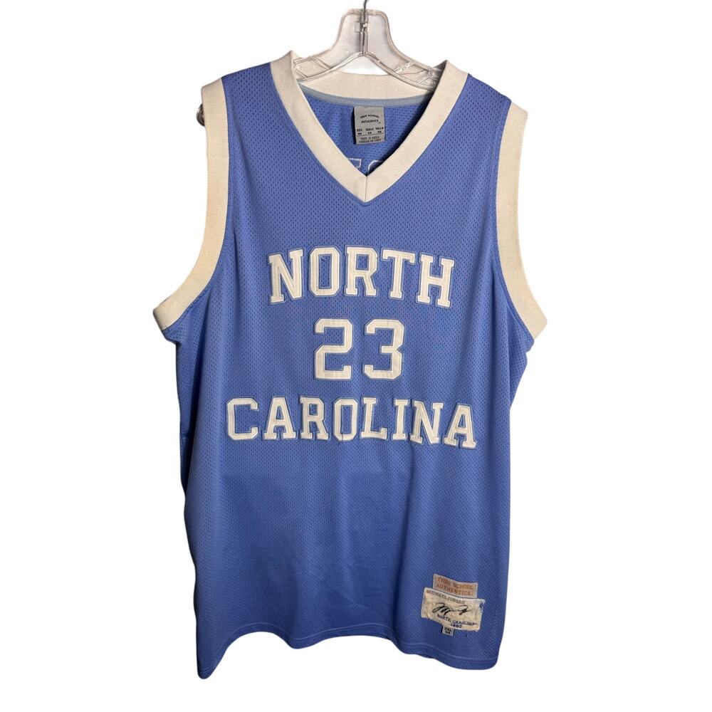Vintage Michael Jordan UNC North Carolina Tar Heels #23 Jersey Blue Size 54 2XL